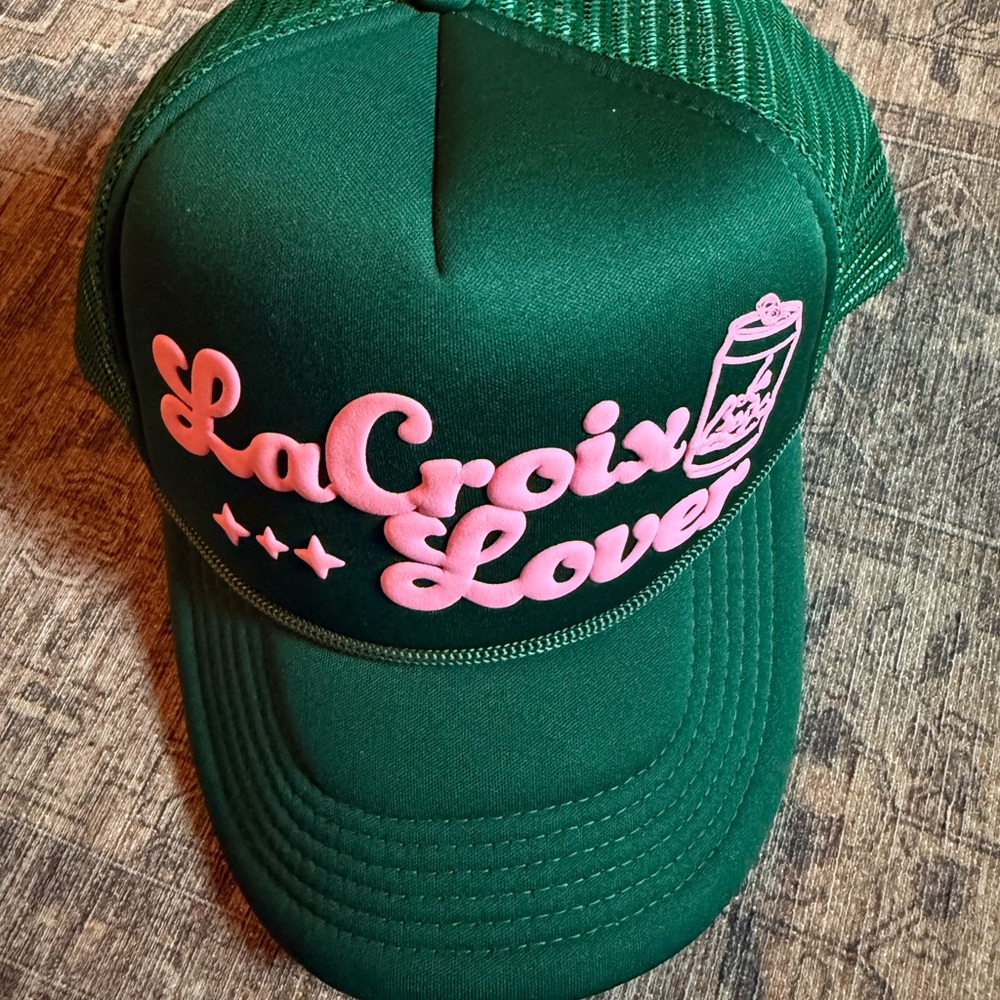 LaCroix Lover Pink & Green Trucker Hat